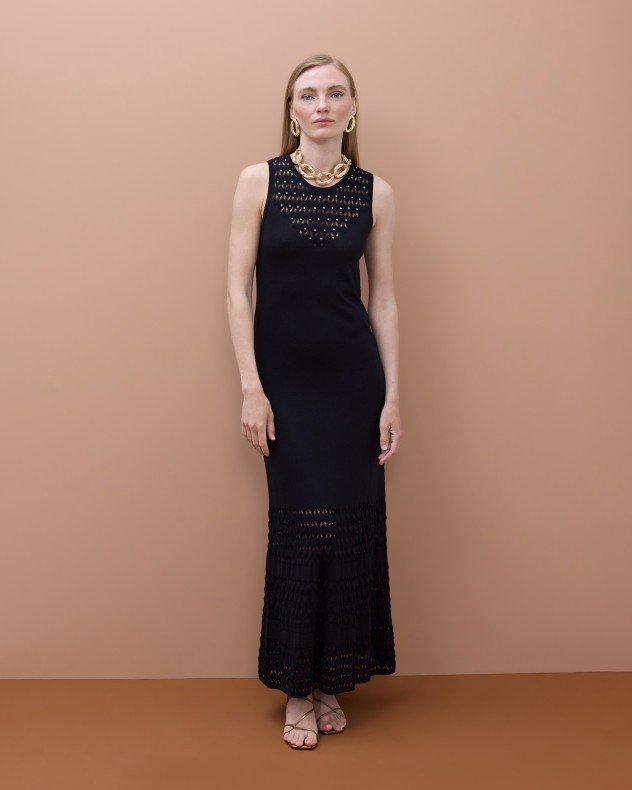 Maite by Lola MS2616001 Black Long dress - Black