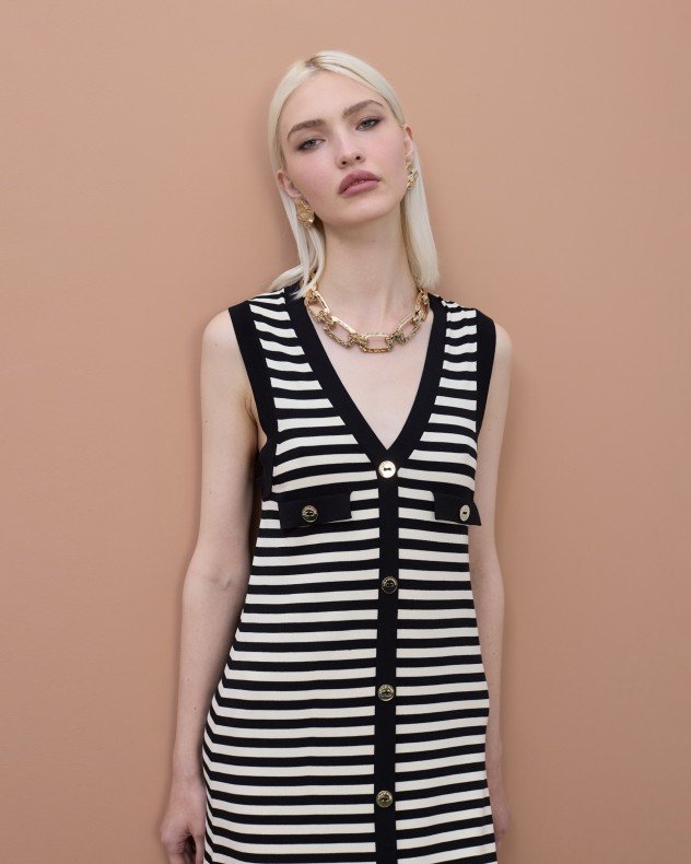 Maite by Lola MS2616002 White Shirt dress - White