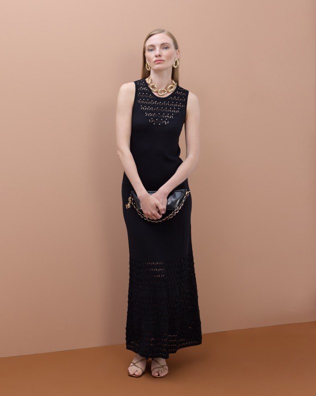 Maite by Lola MS2616001 Black Long dress - Black