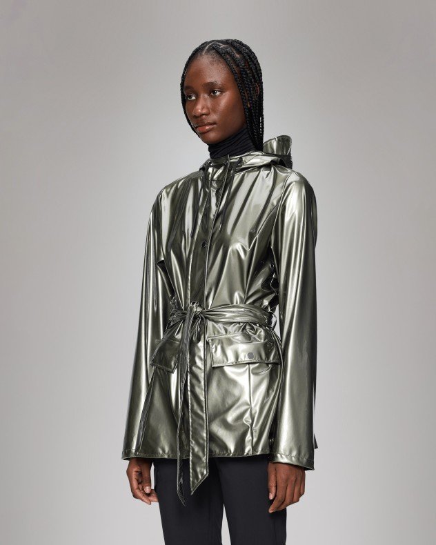 Rains 12100 Silver Parka - Silver