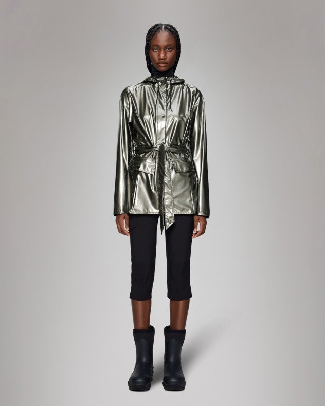 Rains 12100 Silver Parka - Silver
