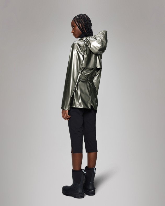 Rains 12100 Silver Parka - Silver