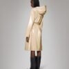 Rains A-Line Longer W Jacket Beige Parka - Beige