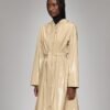 Rains A-Line Longer W Jacket Beige Parka - Beige
