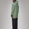 Rains Long Jacket W3 Green Parka - Green