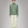 Rains Pocket Jacket W3 Green Parka - Green