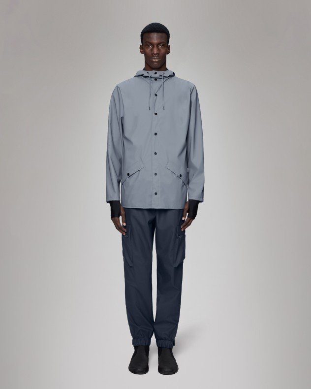 Rains Jacket W3 Green Parka - Blue