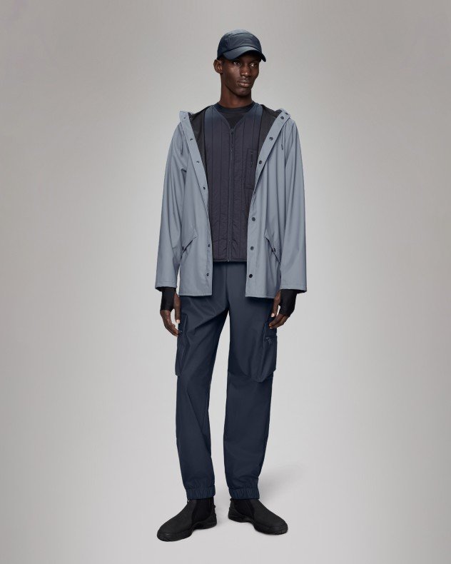 Rains Jacket W3 Green Parka - Blue