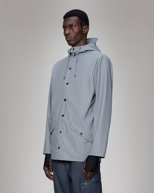 Rains Jacket W3 Green Parka - Blue