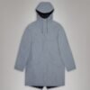 Rains Long Jacket W3 Green Parka - Blue