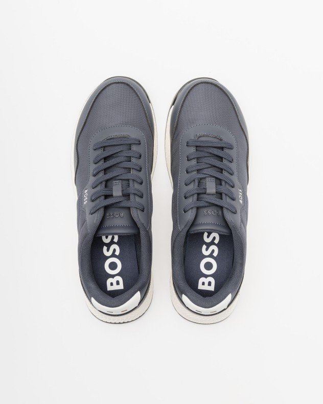 Boss Titanium Runn Green Sneakers - Blue