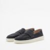 Boss Randal Loaf Beige Moccasins - Blue