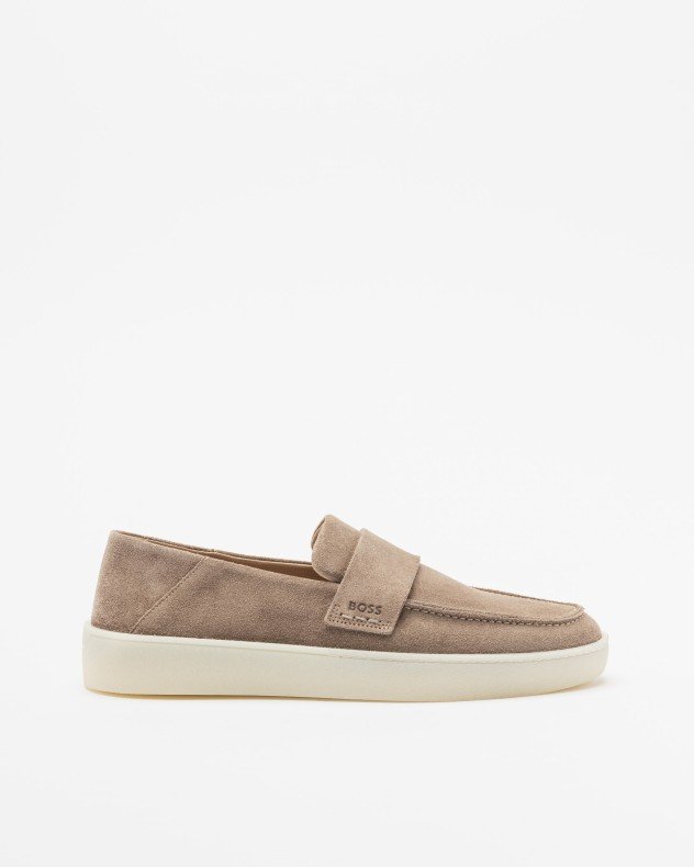 Boss Randal Loaf Beige Moccasins - Beige