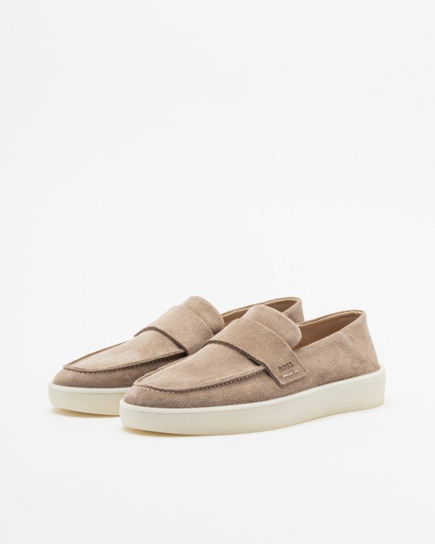 Boss Randal Loaf Beige Moccasins - Beige