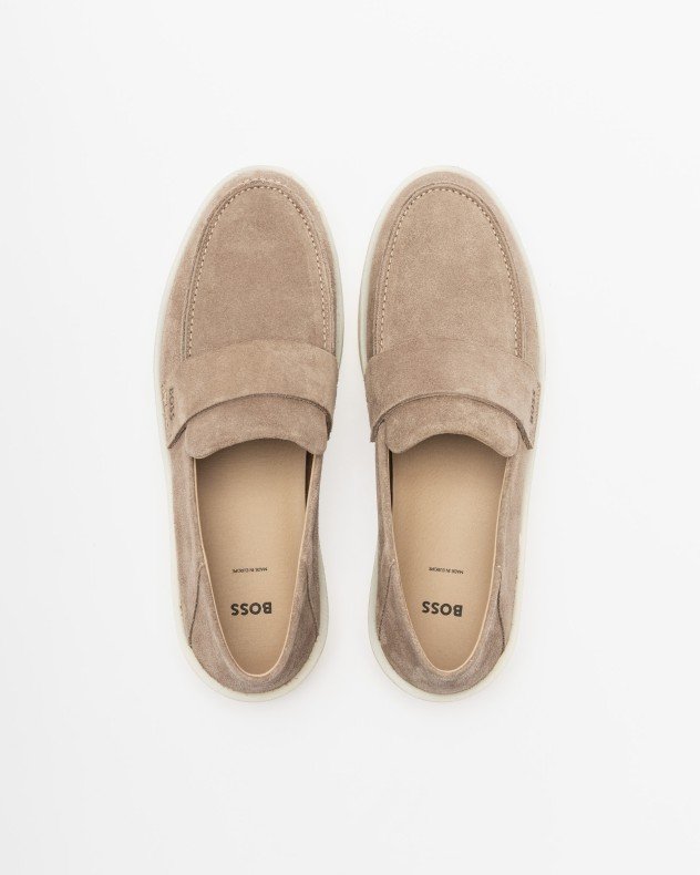 Boss Randal Loaf Beige Moccasins - Beige