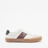 Boss Aiden Tenn Brown Sneakers - White
