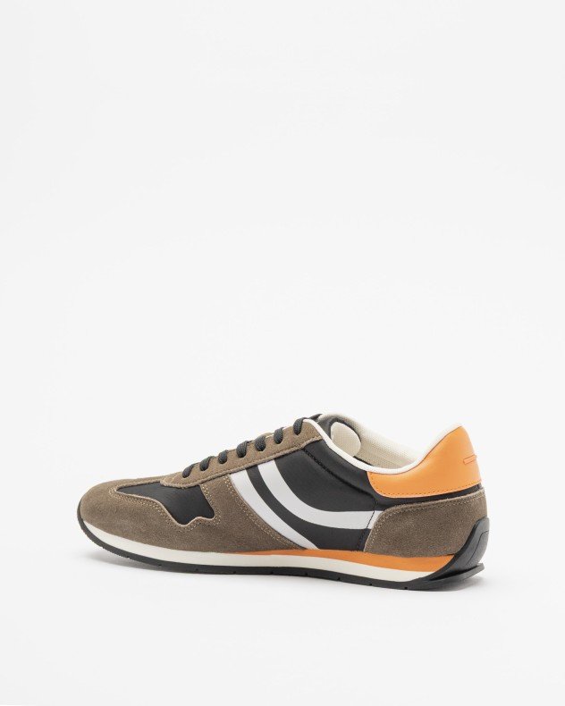 BOSS Orange Levon Runn Blue Sneakers - Black