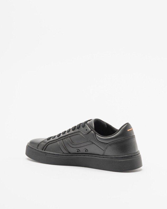 BOSS Orange Rhys Tenn Black Sneakers - Black