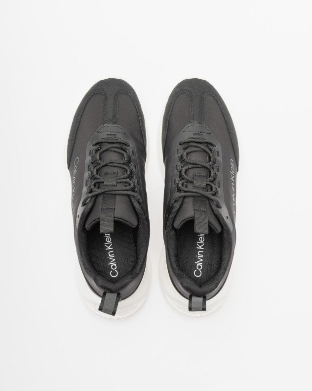 Calvin Klein Light Eva Runner Black Sneakers - Black