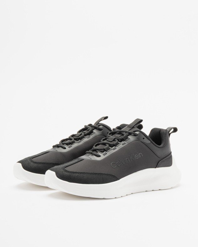 Calvin Klein Light Eva Runner Black Sneakers - Black