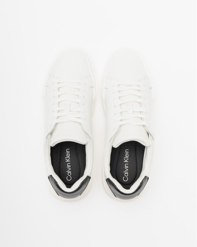 Calvin Klein Chunky Cupsole Laceup White White sneakers - White