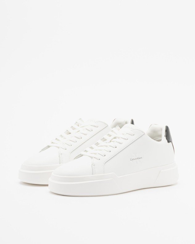 Calvin Klein Chunky Cupsole Laceup White White sneakers - White