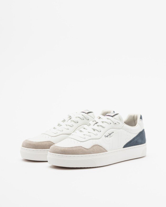 Pepe Jeans London Camden Urban White Sneakers - White