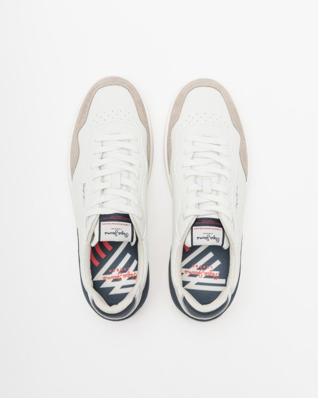 Pepe Jeans London Camden Urban White Sneakers - White