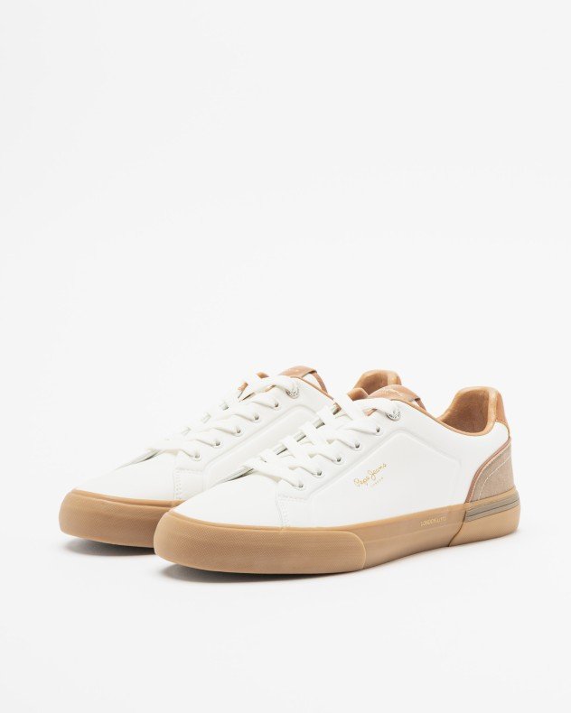 Pepe Jeans London Kenton White Sneakers - White