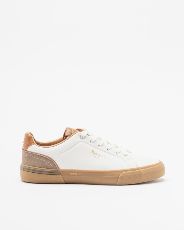 Pepe Jeans London Kenton White Sneakers - White