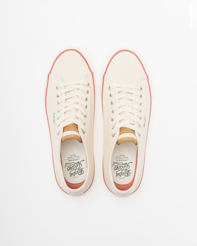 Pepe Jeans London Taylor Beige Sneakers - Beige