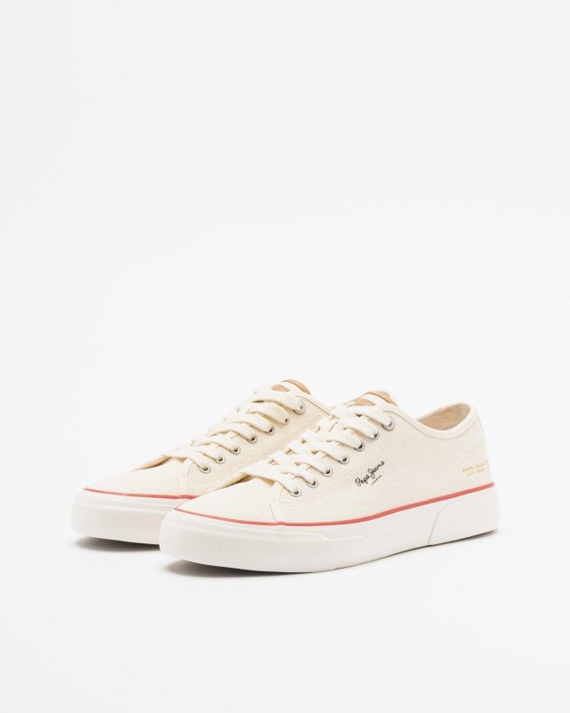 Pepe Jeans London Taylor Beige Sneakers - Beige