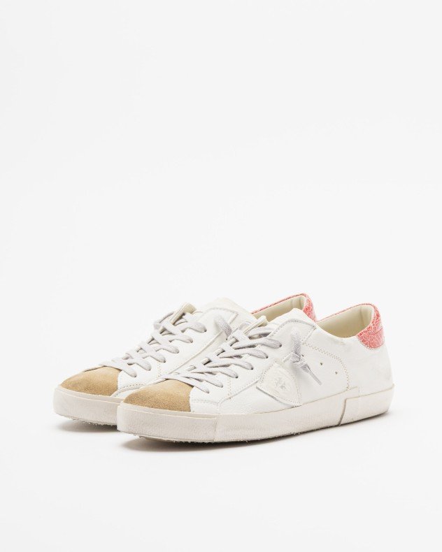 Philippe Model PRSX LOW MAN White White sneakers - White