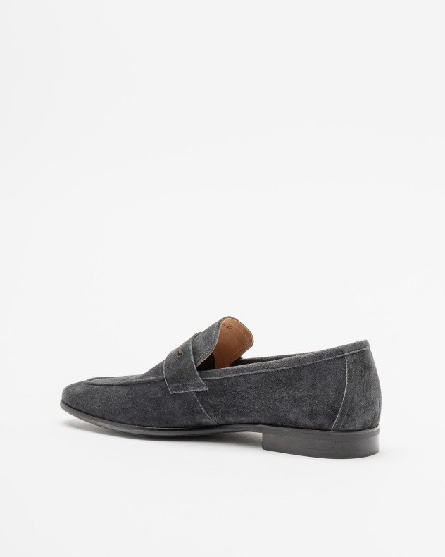 PROF UNO2921 Taupe Moccasins - Gray