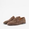 PROF UNO2923 Taupe Moccasins - Brown