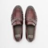 PROF UNO2922 Black Moccasins - Burgundy
