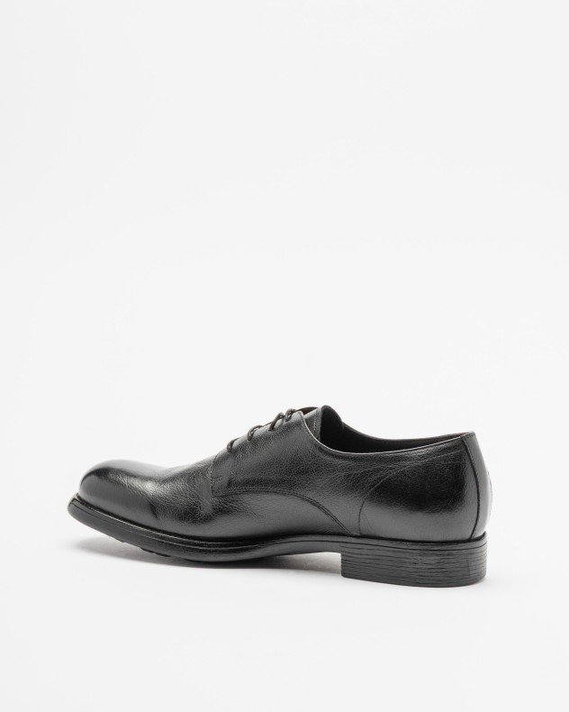 PROF 5699A-701A Black Derby shoes - Black