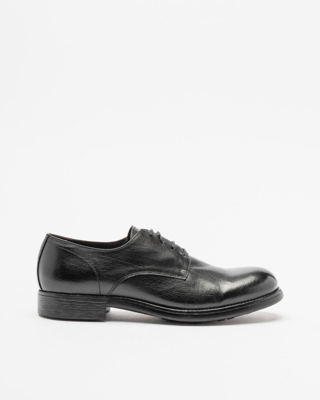 PROF 5699A-701A Black Derby shoes - Black