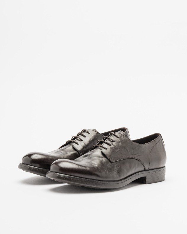 PROF 5699A-701B Brown Derby shoes - Brown