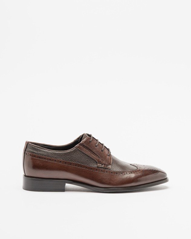 PROF 5281A-999F Brown Brogue shoes - Brown