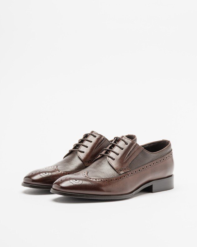 PROF 5281A-999F Brown Brogue shoes - Brown