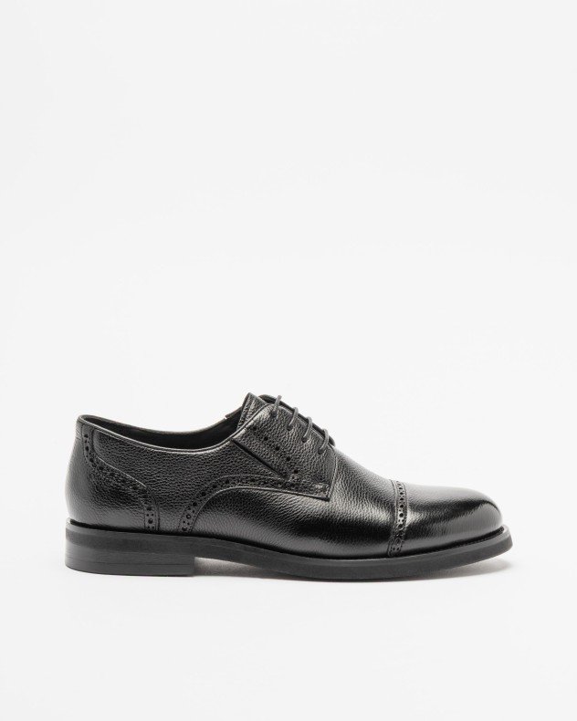 PROF G490A-B1J5-2 Black Derby shoes - Black