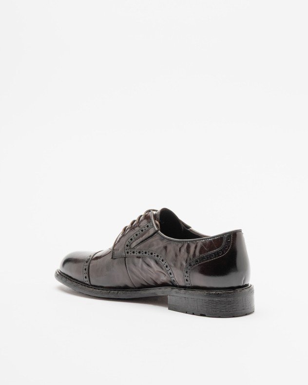 PROF G490A-B1X5-3 Brown Derby shoes - Brown