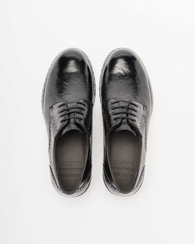 PROF G490A-B2V5-3 Black Derby shoes - Black