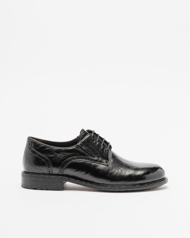 PROF G490A-B2V5-3 Black Derby shoes - Black
