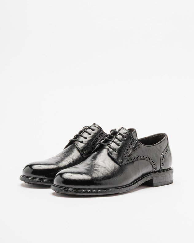 PROF G490A-B2V5-3 Black Derby shoes - Black