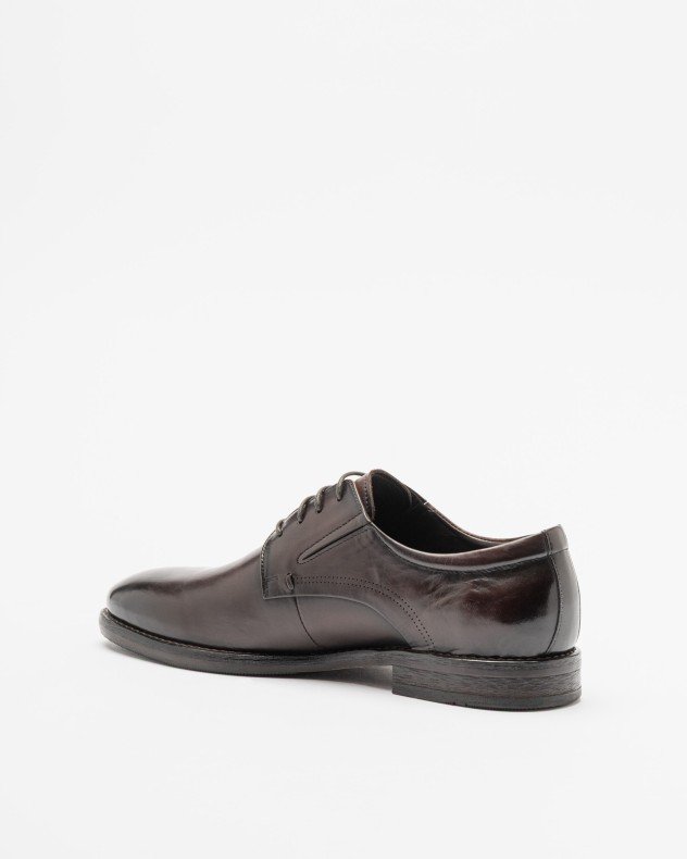 PROF C36A-02B Brown Derby shoes - Brown