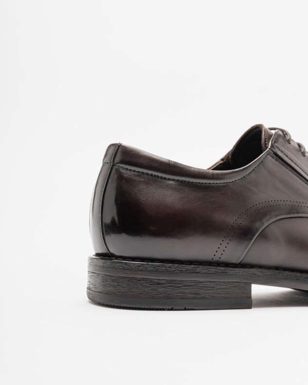 PROF C36A-02B Brown Derby shoes - Brown