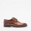 PROF C36A-02C Camel Derby shoes - Camel