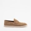 PROF MU162AB Beige Moccasins - Brown